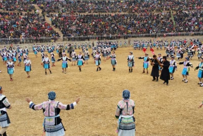 开阳县高寨乡苗族“斗牛节”精彩纷呈