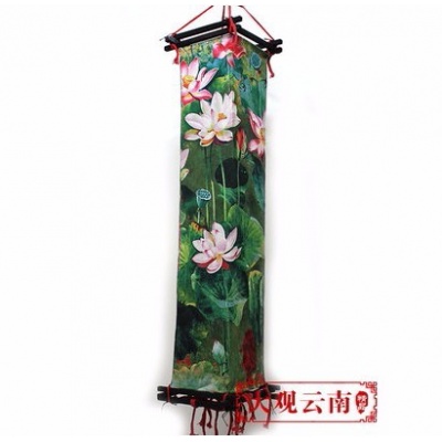 木架长灯笼 民族工艺品 手工布艺灯罩