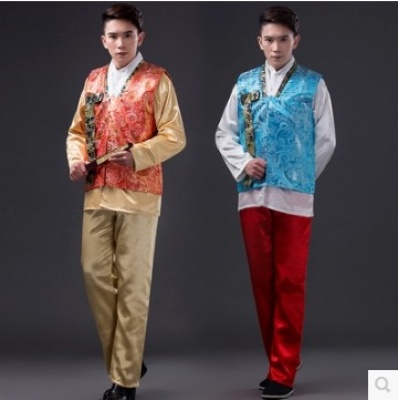 传统韩服婚服男士韩国朝鲜族传统婚礼服饰少数民族舞蹈演出服