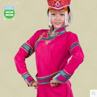 蒙古生活装蒙古族服饰 女士 时尚生活装D0244蒙古演出服 舞蹈服