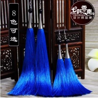 民族风气质耳坠促销流苏925银耳环女款