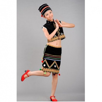 花腰傣服装 傣族舞蹈演出服