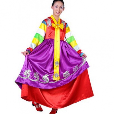 朝鲜族服装 民族舞蹈演出服装
