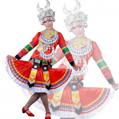 苗族民族舞蹈演出服装