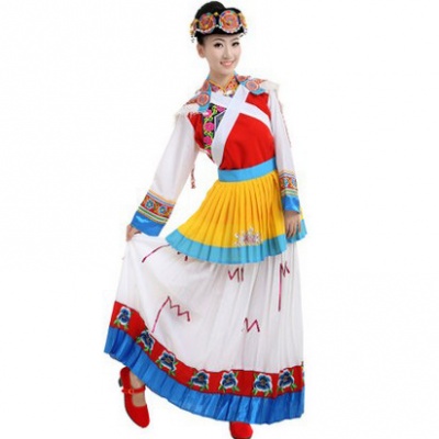 纳西族舞蹈演出服装 披星戴月