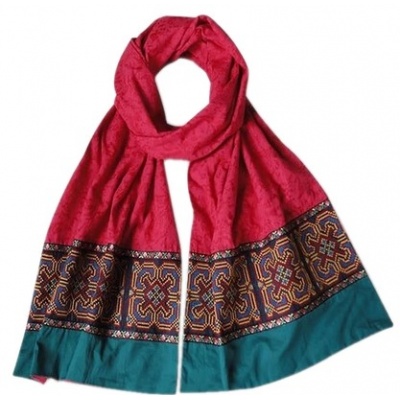 新款贵州挑花刺绣围巾 中国民族特色商务礼品百搭围巾L076