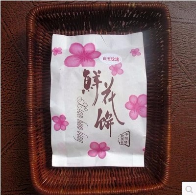 少数民族特色小吃 传统小吃 糕点 白玉玫瑰鲜花饼40g