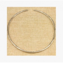 苗银项链配件 老银刻花雕花项圈 搭配吊坠儿童大人都可项圈项环圈