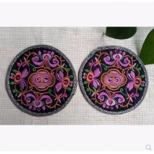 贵州民族特色工艺品苗绣刺绣家居摆设绣花杯垫 小杯垫