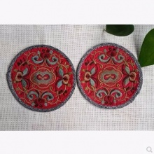 贵州民族特色工艺品苗绣刺绣家居摆设绣花杯垫 小杯垫