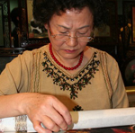 蜀绣传人郝淑萍