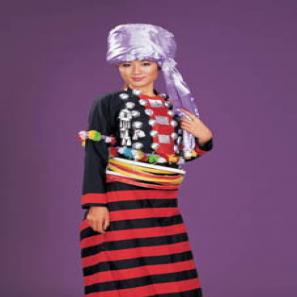 德昂族女服