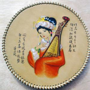 蒙古皮画