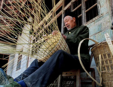 龙山编织工艺