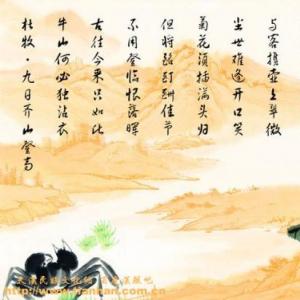 岁往月来，忽复九月九日-记重阳节