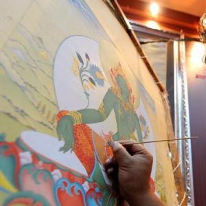 丁嘎--西藏唐卡绘画艺术创新画师