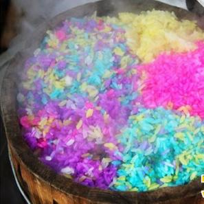 云南屏边美食：壮族花米饭