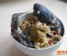 老泡菜炒肉末蒸鲜鱼