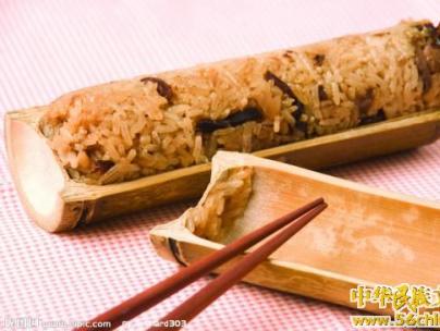 特色民族美食--竹筒饭