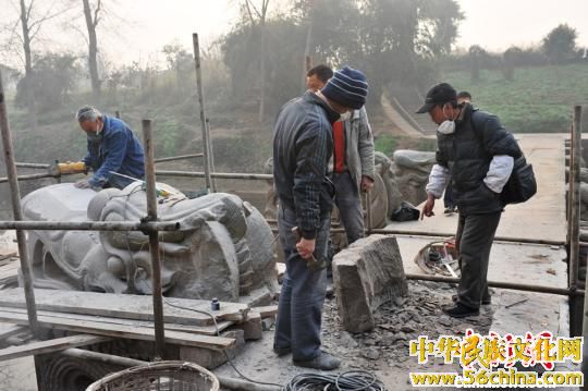 龙脑桥维修现场 龙脑桥维修现场