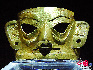 2007年2月12日，在祭祀区8号遗存出土了重46克的金面具，这是目前中国发现的同时期体型最大、保存最为完好的金面具 刘国兴/摄影