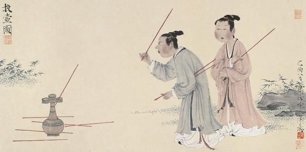 源于射礼的投壶游戏 \